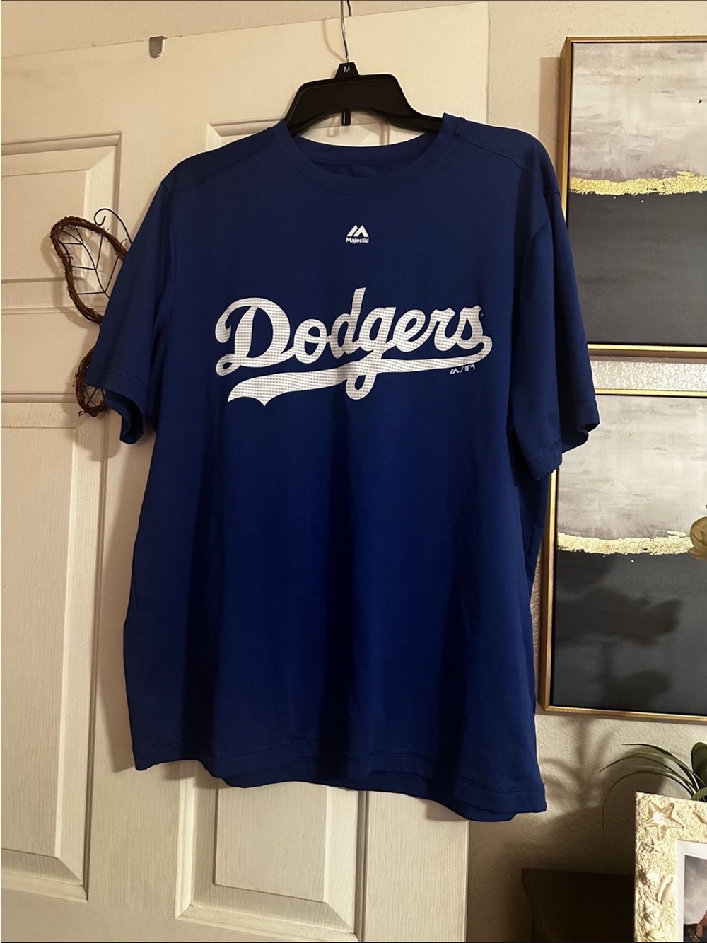 Majestic Dodgers Royal Blue Graphic Tee